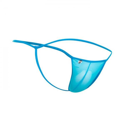 Male Basics Mob Tulle T-thong Turquoise L/xl