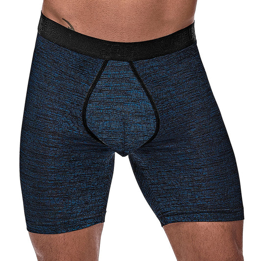 Male Power Peak Performance Long Short-Blue X-Large