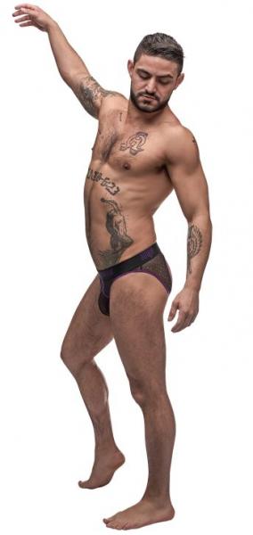 Airotic Mesh Butt Out Bikini Large Black