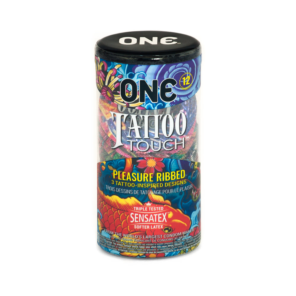 One Tattoo Touch Condom 12 Pack