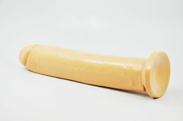 Cloud 9 10 inches Dong with Suction Cup Beige