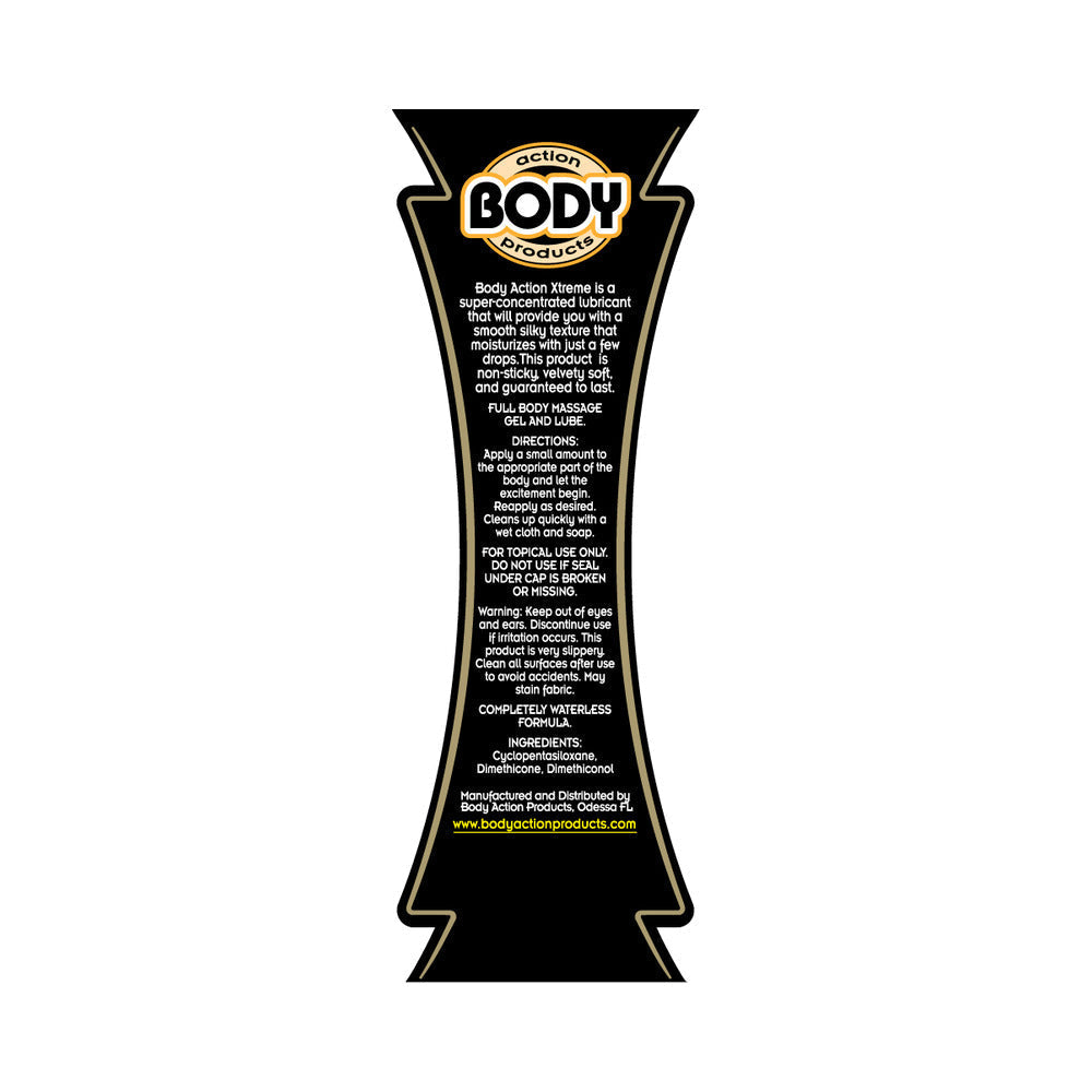 Body Action Extreme Glide Silicone Lubricant 8.5 Fl Oz