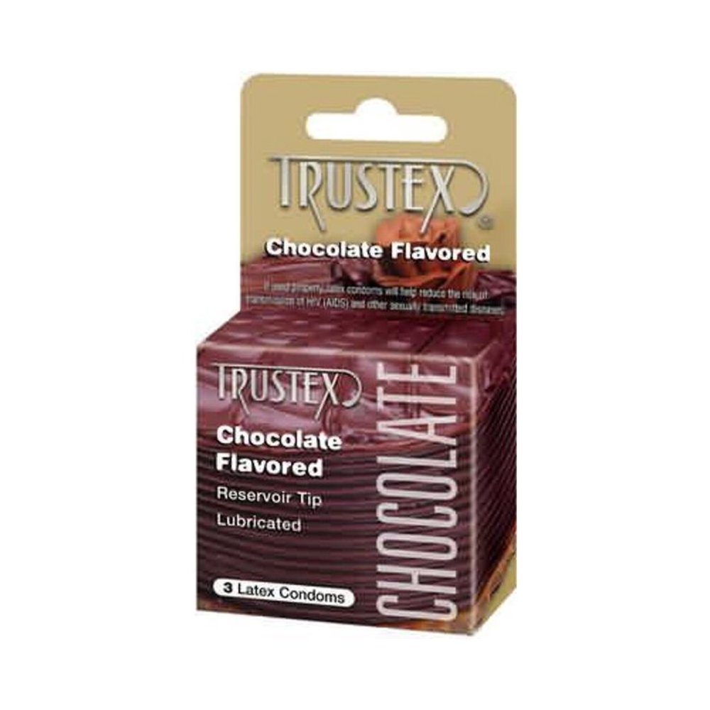 Trustex Flavored Condoms Chocolate 3 Pack
