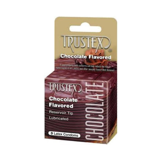 Trustex Flavored Condoms Chocolate 3 Pack