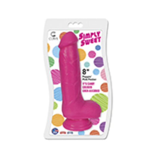 Simply Sweet 8 inches Pink Pecker Dildo