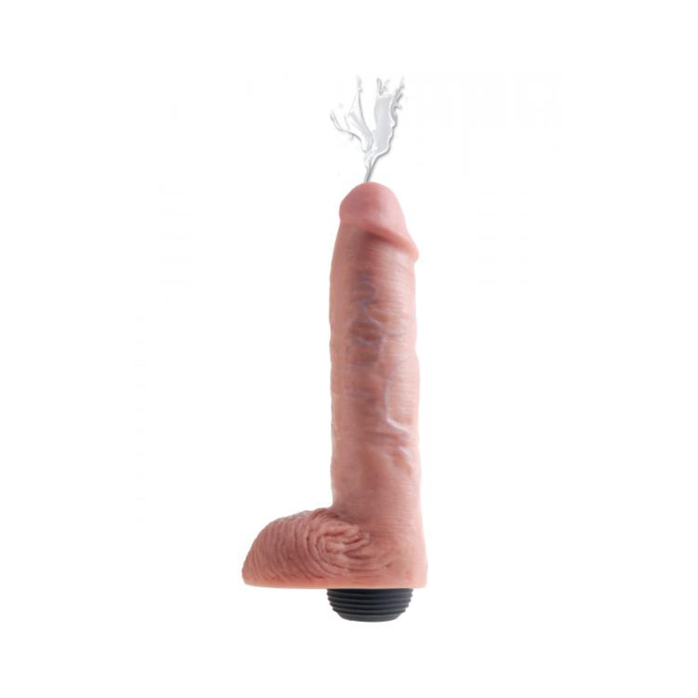King Cock 11 inches Squirting Dildo Beige