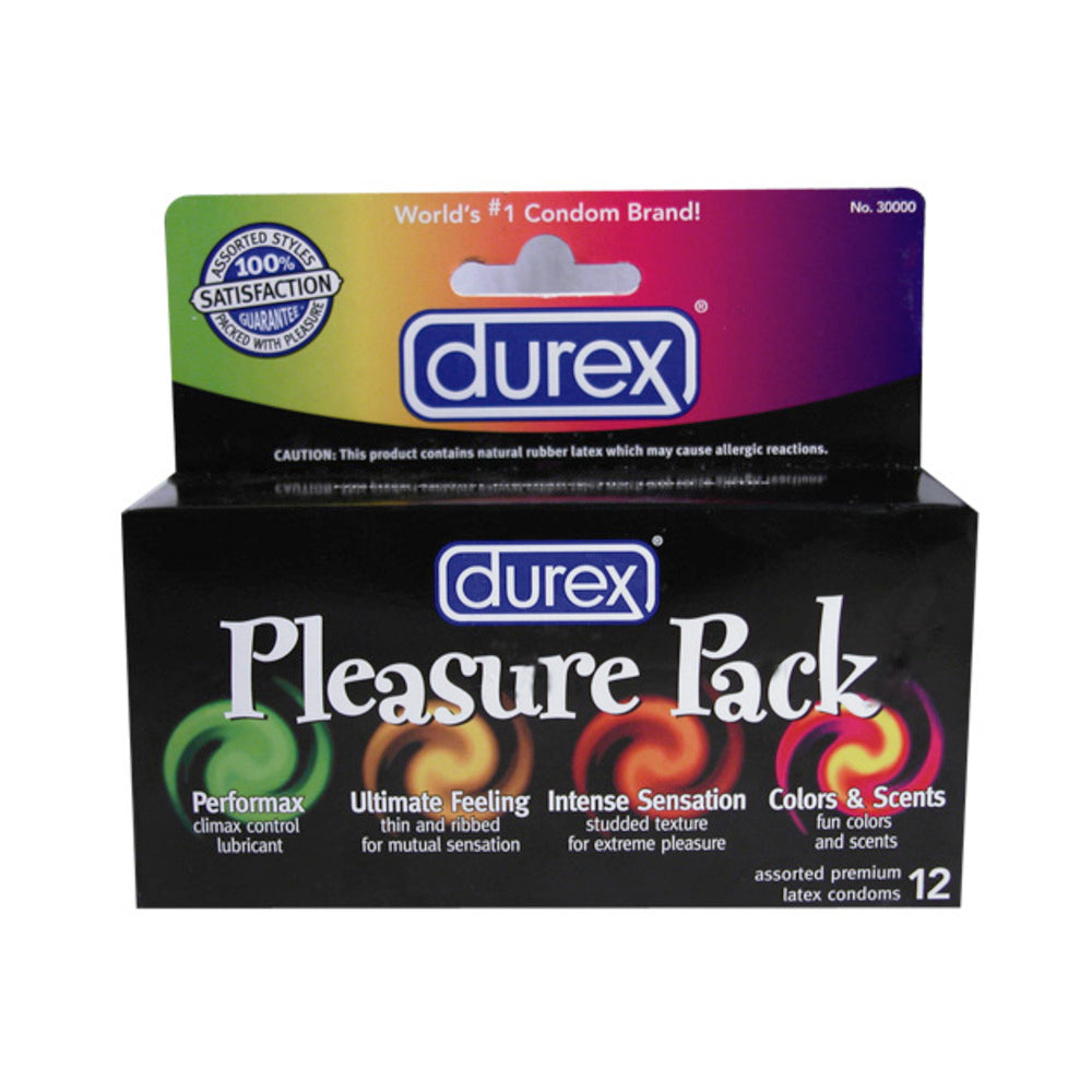 Durex Pleasure Pack Latex Condoms 12 Pack