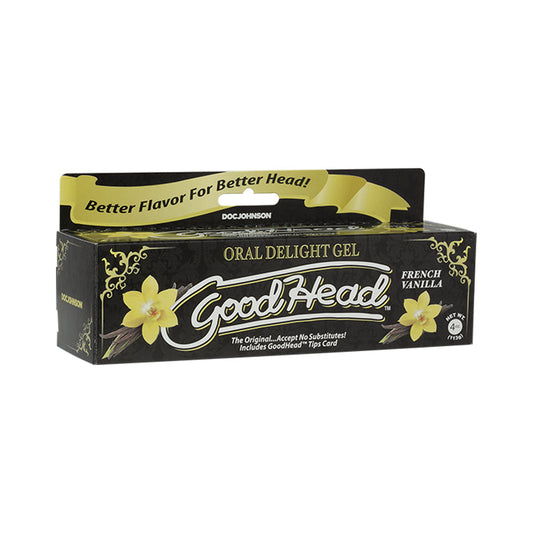 Goodhead Oral Delight Gel French Vanilla 4oz Tube