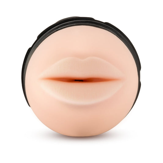 M For Men The Torch Luscious Lips Beige Stroker