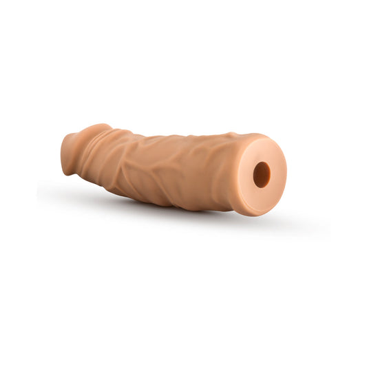 The Realm Realistic 8 Inches Lock On Dildo Mocha